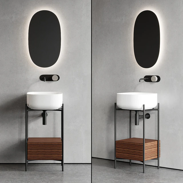 Scarabeo Ceramiche Diva Floor-standing Vanity Unit Set 1 — Скачать