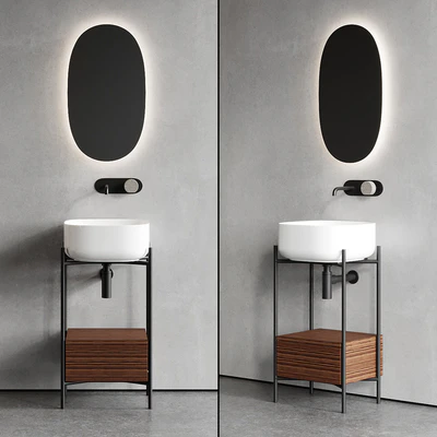 Scarabeo Ceramiche Diva Floor-standing Vanity Unit Set 1 — Вид 3