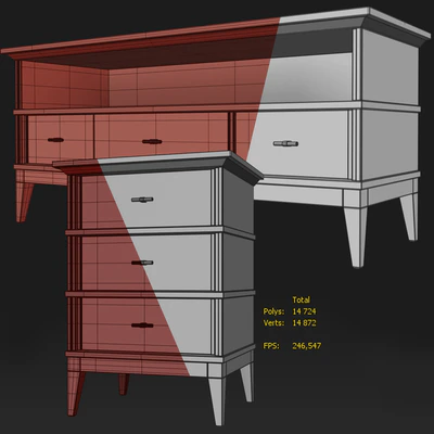Тумба под телевизор и тумбочка Manhattan. TVstand, nightstand — Вид 3