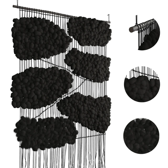 Tapestry Cloud Black by Helen Loom — Descargar