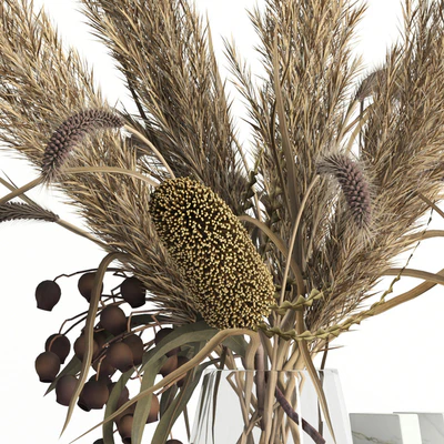 Dry bouquet and hashtag — Ver 3