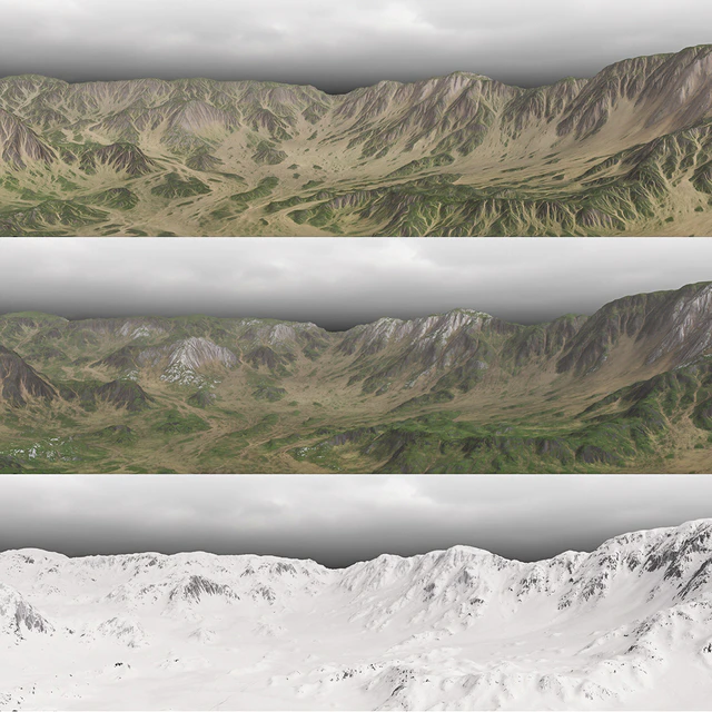 Mountains Terrain - 3 textures — Descargar