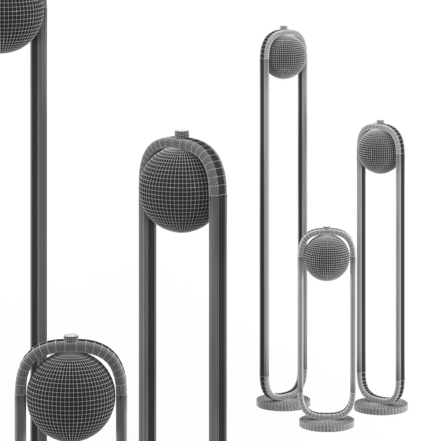 C Ball Floor Lamp 01 — Descargar
