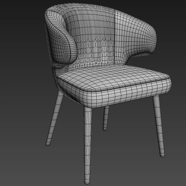 Aston Dining Little Armchair Minotti — Скачать