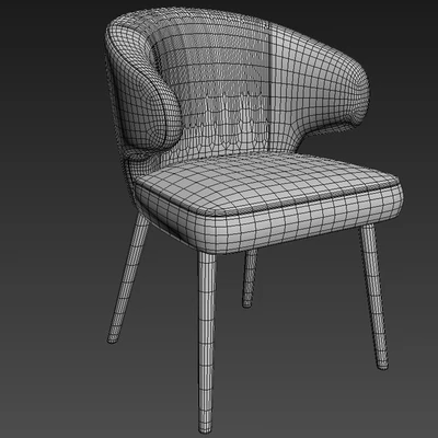 Aston Dining Little Armchair Minotti — Вид 3