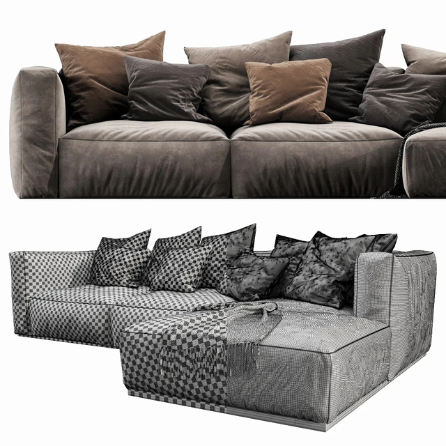 Poliform Shangai Chaise Lounge — Скачать