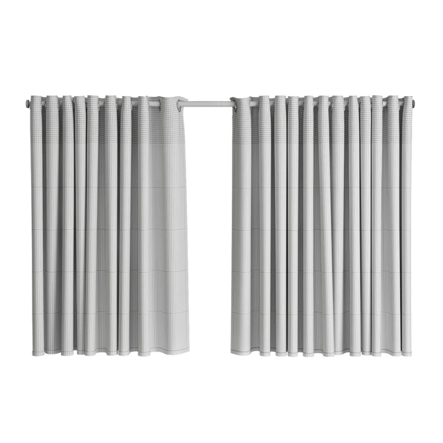 Curtain 54/ Шторы короткие на кольцах — Скачать