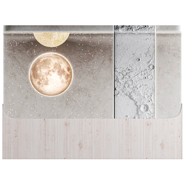 Изголовье кровати Moon — Скачать
