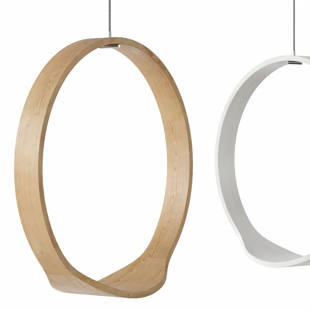 Wooden Circle Interior Indoor Swing — Скачать