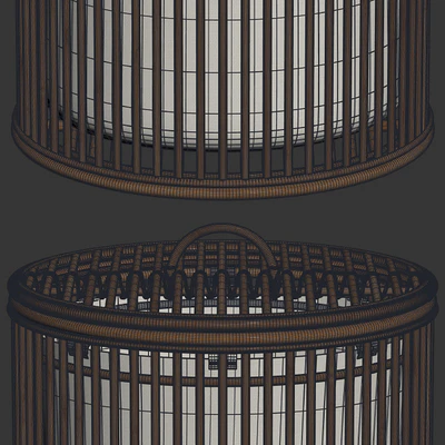 Zara Home - The openwork rattan basket — Ver 3