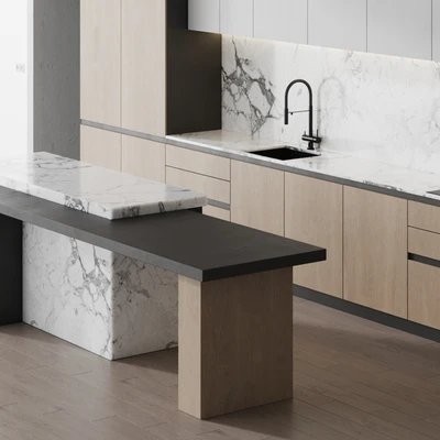 Кухня в современном стиле 005 | kitchen modern — Вид 3