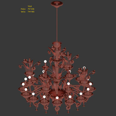 Chandelier Villa Luxury Murano — Ver 4