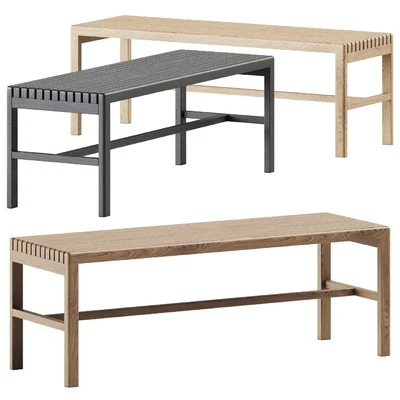 Slat Bench by BassamFellows / Bench — Ver 1