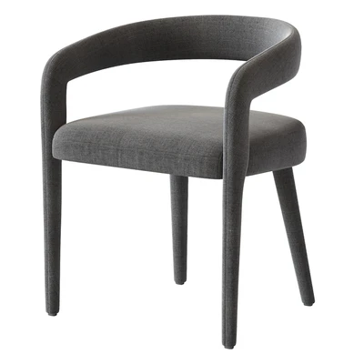 LISETTE WHITE DINING CHAIR — Вид 4