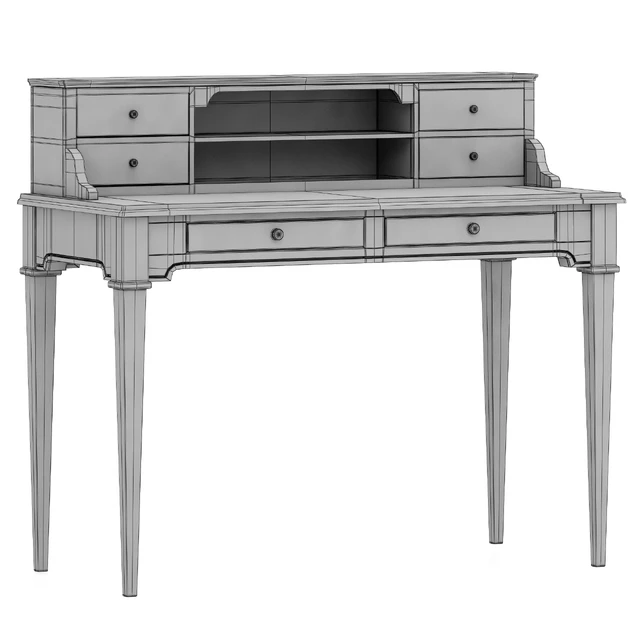 Dantone Home Oxford Desk with Shelves — Descargar