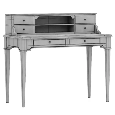 Dantone Home Oxford Desk with Shelves — Ver 2