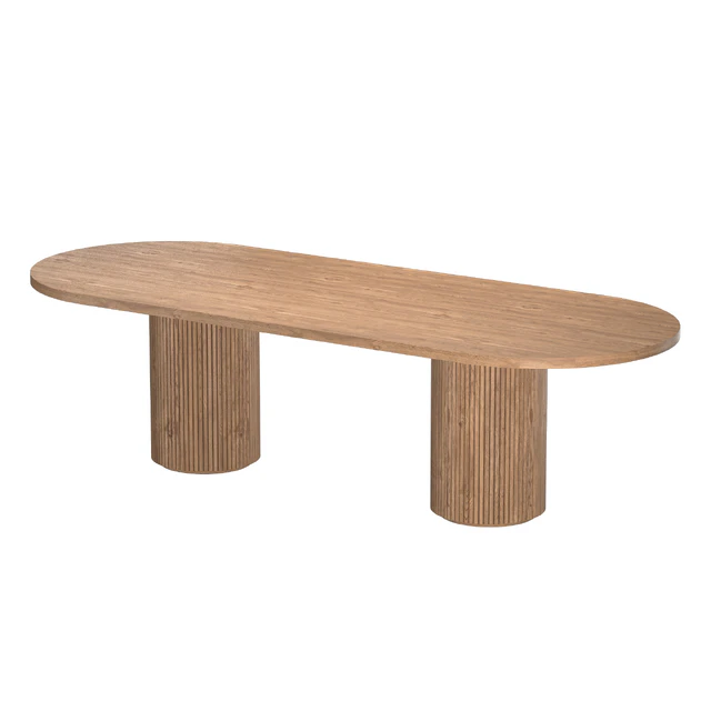 BYRON COLUMN RECTANGULAR DINING TABLE — Скачать