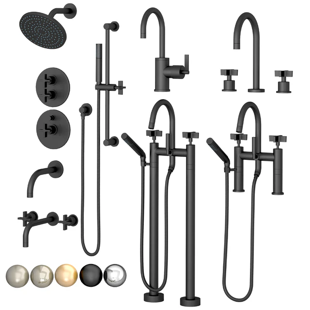 Rejuvenation West Slope set faucets and bath shower — Descargar