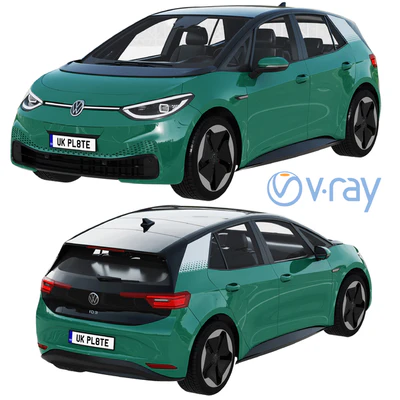 Volkswagen ID3 2021 — Вид 3