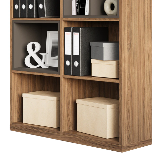 Home office shelving with decor — Descargar