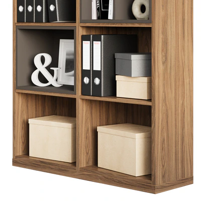 Home office shelving with decor — Ver 2
