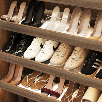 Shoe cabinet with filling for hallway and wardrobe — Ver 2