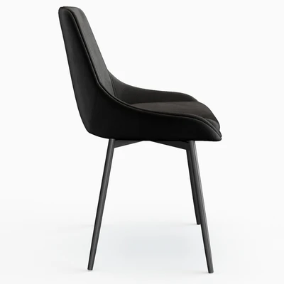 Wayfair Coen Velvet Side Chair by Gold Flamingo — Вид 4