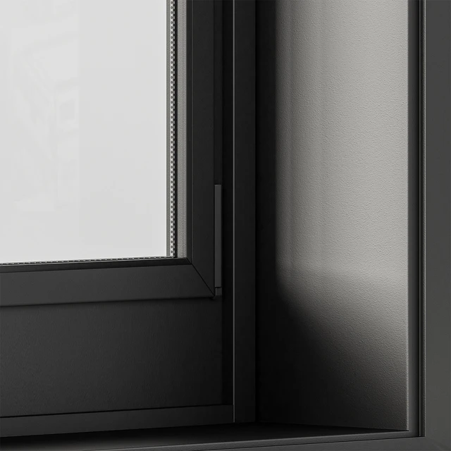 Black Modern Arched Window - Windows Set 07 — Descargar