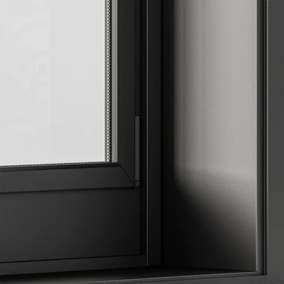 Black Modern Arched Window - Windows Set 07 — Ver 5