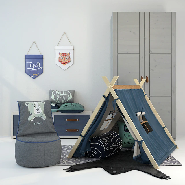 Tent, furniture and decor Forest Ranger — Descargar