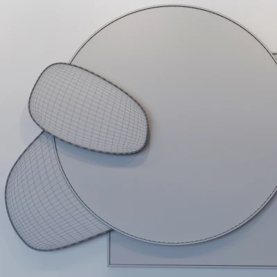 Glass composition on the wall — Ver 2