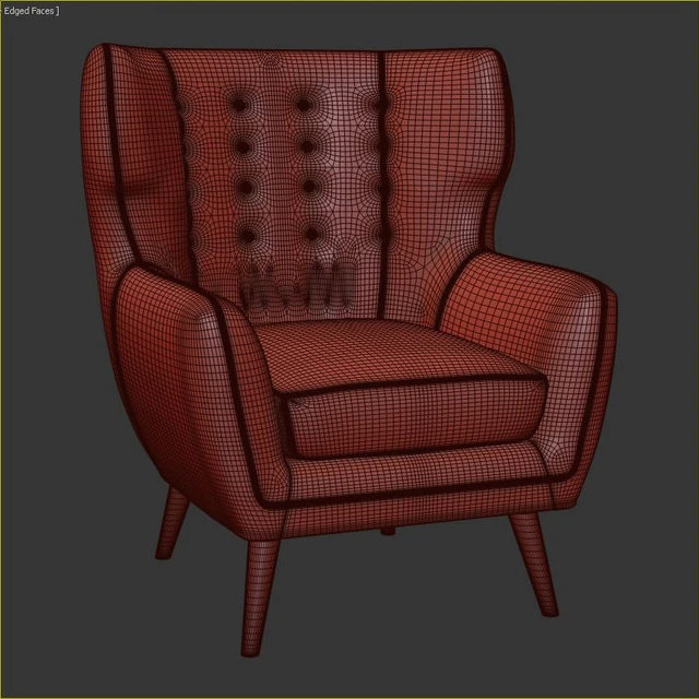 Alejandro Wingback Chair — Descargar