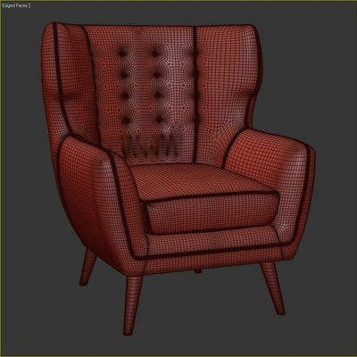 Alejandro Wingback Chair — Ver 3