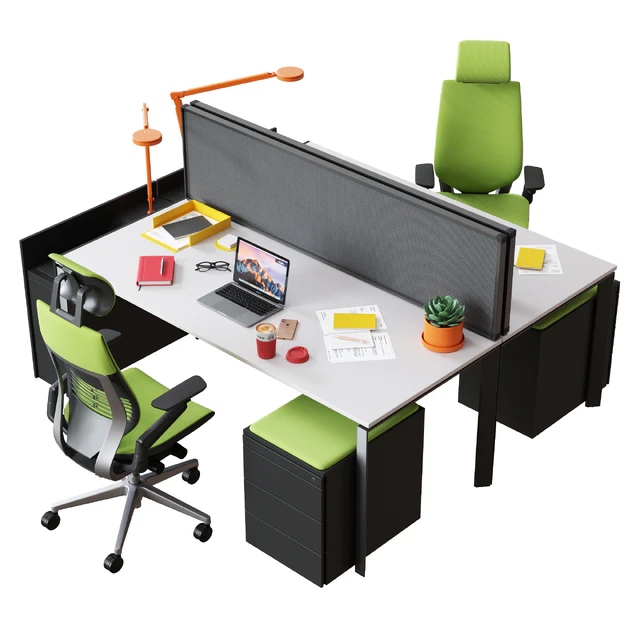 Steelcase - Office Table FrameOne Work Space — Скачать