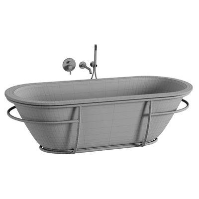 Luxe Freestanding Stone Bath 1800 Mm — Вид 2