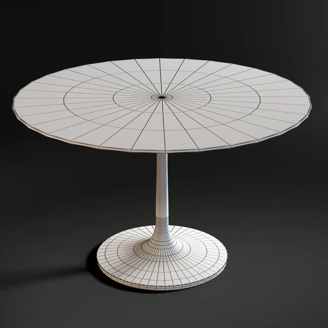 Nero White Marble Dining Table — Скачать