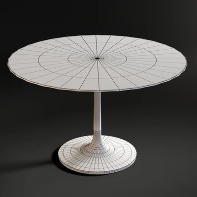 Nero White Marble Dining Table — Вид 3
