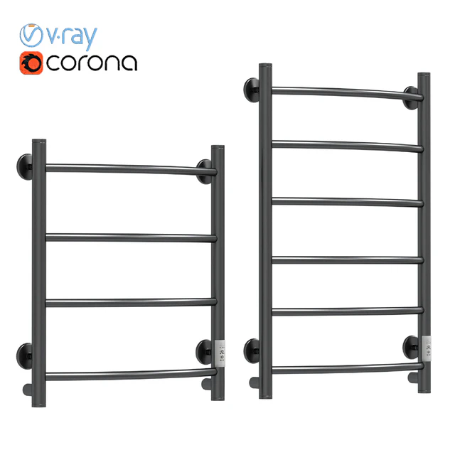 Electric towel warmer EWRIKA Safo PR1 80x50, black — Descargar