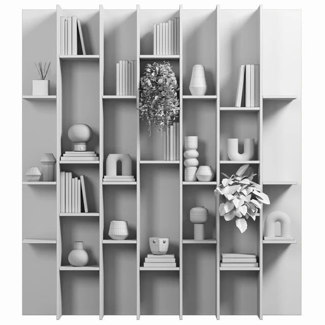 Cabinet with shelves 088 — Descargar