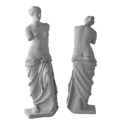 Venus Modern sculpture with tattoo — Ver 3