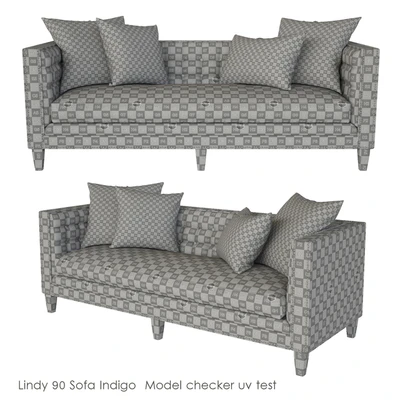 Lindy 90 Sofa Indigo — Вид 2