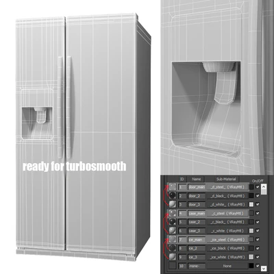 Samsung Side-By-Side RS25J500DSR — Вид 2