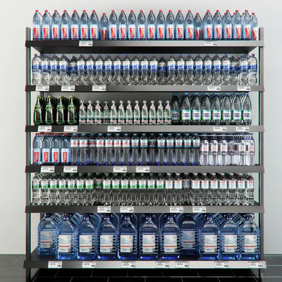 Rack with mineral water — Ver 1