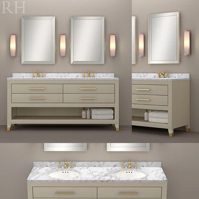 GRAYDON SHAGREEN DOUBLE WASHSTAND — Ver 1