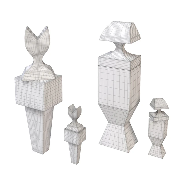 Vitra wooden doll cat and dog — Скачать