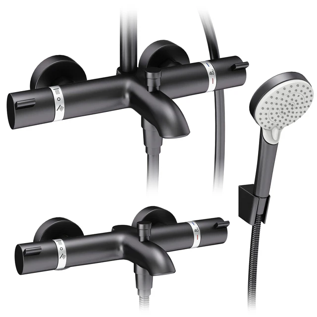 Смесители и душевые системы Hansgrohe black set 170 — Скачать