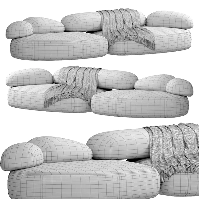 Moroso Pebble Rubble Sofa — Скачать