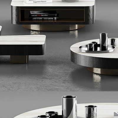 Minotti Milton Coffee Tables — Ver 2