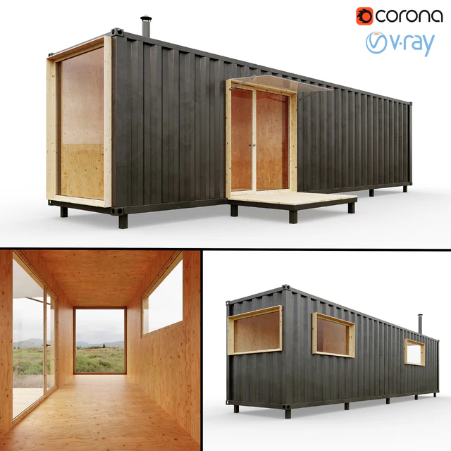 Дом из контейнера / Container house — Скачать