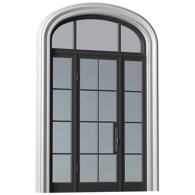 Arc Classic Entrance Doors.Entrance to the house.Front Door.Arched Opening Window.Outdoor Entrance classic door.External Doors. Exterior Door.Street Doors — Download
